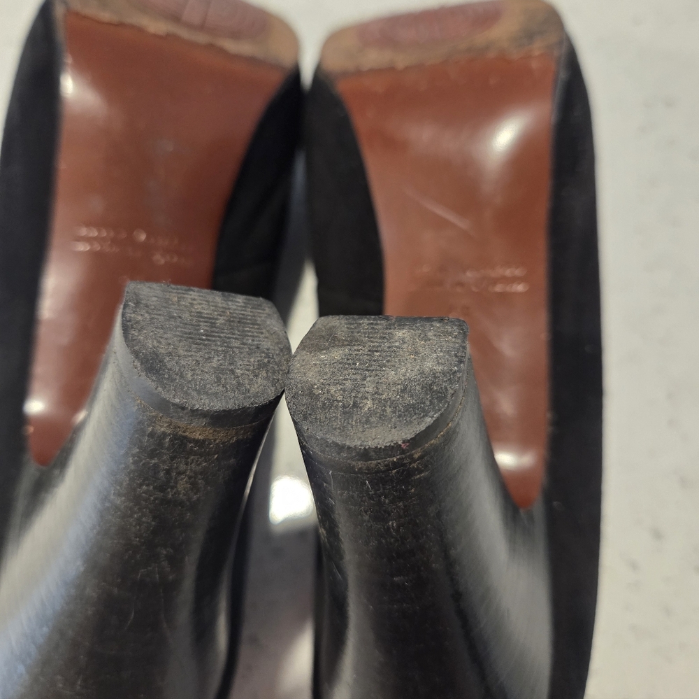 Chie Mihara Black Popet Platform Loafer Heel - Picture 9 of 13